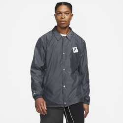 Men's - Jordan Jumpman Coaches Jacket  - Grey