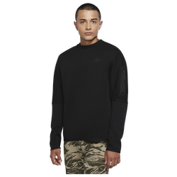 Men's - Nike Tech Fleece Crew - Black