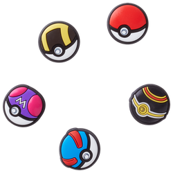 Adulte - Crocs Paquet de 5 breloques Poke Ball - Multi