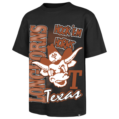 47 Brand Mens Texas A&M Aggies Mascot Short Sleeve T-Shirt - - Black