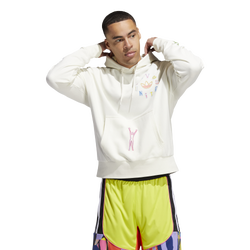 Men's - adidas Love Hoodie  - Natural