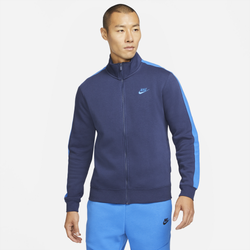 Men's - Nike Club Full Zip Jacket - Navy/Blue