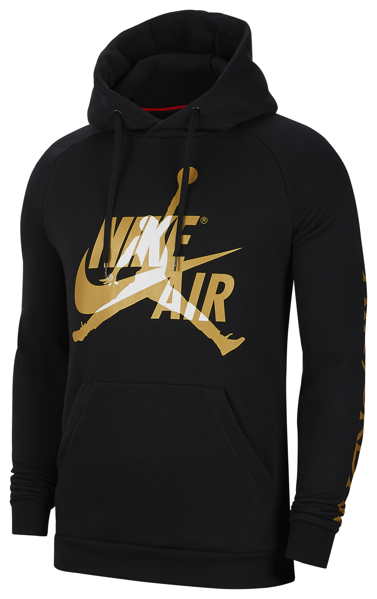 black and yellow jordan hoodie