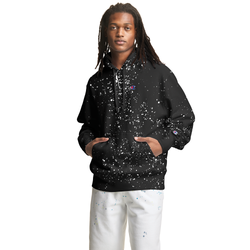 Men's - Champion Paint Splat Hoodie - Black