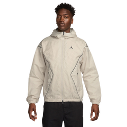 Men's - Jordan Brooklyn AOP Draft Jacket  - Black/Sail