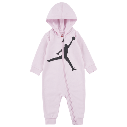 Jordan Girls Jumpman Hooded Coverall Girls Infant Pink Foam Size 24MO