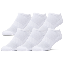Adult - CSG No Show Socks 6 Pack - White