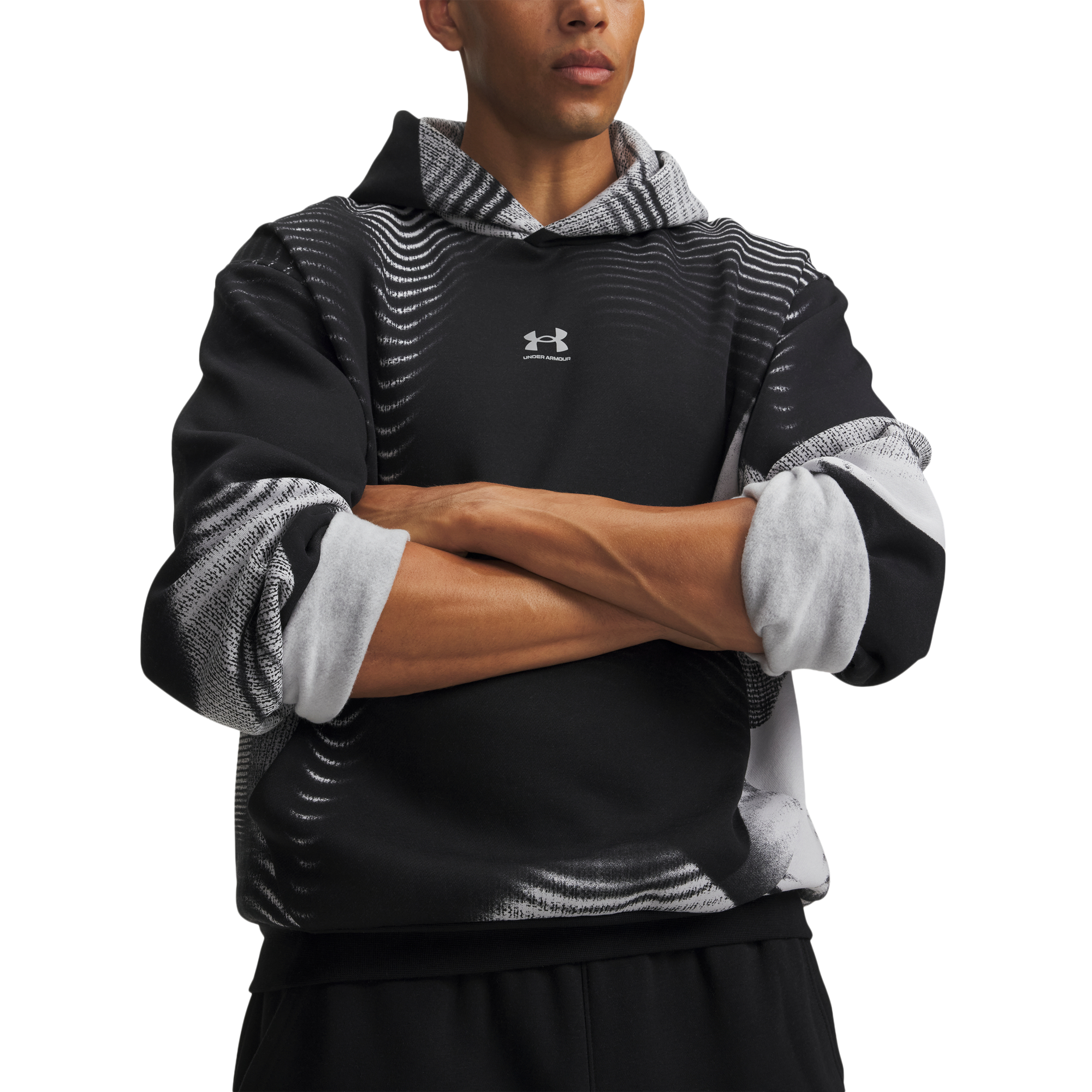 Under Armour Icon Print Fleece Hoodie  - Men's