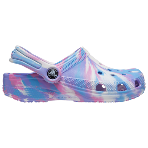 

Girls Crocs Crocs Classic Marbled Clogs - Girls' Grade School Shoe White/Pink Size 04.0