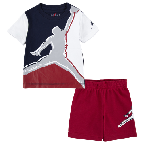 

Boys Jordan Jordan Painted Jumpman Set - Boys' Toddler Red/Black Size 2T