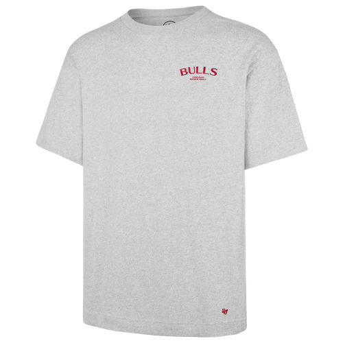 47 Brand Mens Chicago Bulls Bulls Constantine Foundation T-Shirt - - Quartz Grey Size XXL