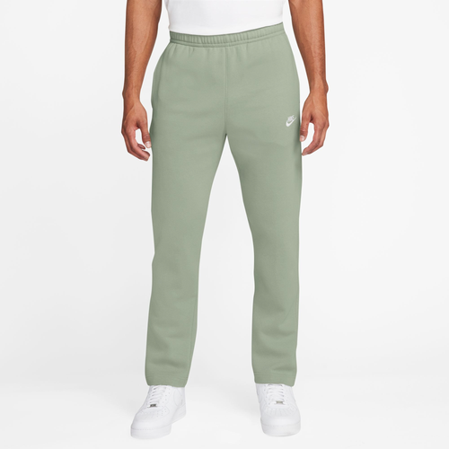 Nike Mens Open Hem Club Pants Mens Green White Size L