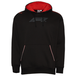 Men's - PUMA F1 Ess+ FL Relaxed Hoodie - Red/Black