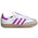 adidas Originals Samba   - Girls' Preschool White/Gum/Purple Burst