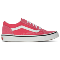 Vans Girls Old Skool Girls Preschool Shoes Pink White Size 01.0