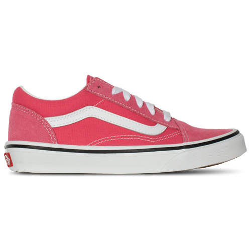 Vans Girls Old Skool Girls Preschool Shoes Pink White Size 01.0