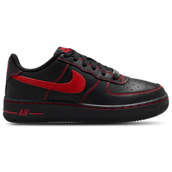 Boys' Grade School - Nike Air Force 1 LV8 3 - Black/Red