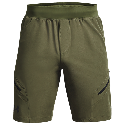 

Under Armour Mens Under Armour Unstoppable Cargo Shorts - Mens Marine Od Green/Black Size M