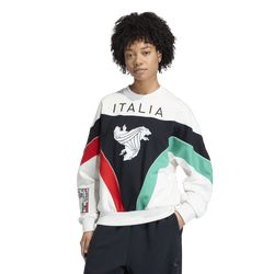 Men's - adidas Italia Coppa Del Mundo Crew Sweater  - White/Green/Red