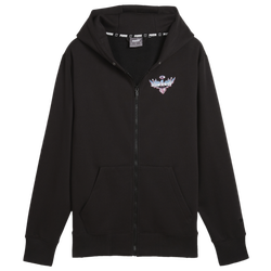 Men's - PUMA Melo x Iridescent Hornets Full-Zip Hoodie  - Black/Multi