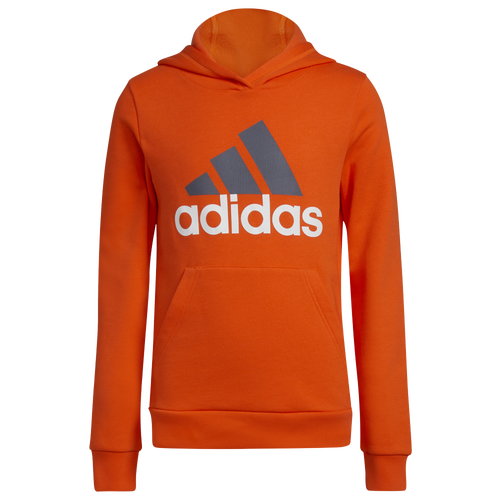 

Boys adidas adidas Bos Logo Pullover Hoodie - Boys' Grade School Orange/Orange Size L