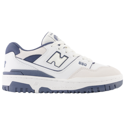 Boys' Grade School - New Balance 550  - Navy/White