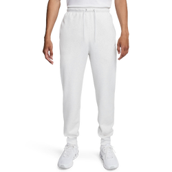 Men's - Nike Club Basketball Joggers  - White/Birch