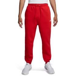 Pour hommes - Nike Pantalon d’entraînement de basketball de club - Rouge universitaire/Blanc