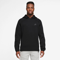 Nike Tech Fleece Hoodie Men (Small, Black/Dark Grey Heather/White) at   Men's Clothing store