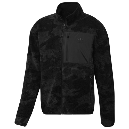 Mens camo fleece jacket best sale