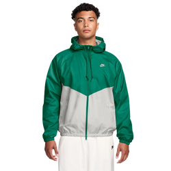 Men's - Nike NSW Windrunner Jacket  - Gray/Green