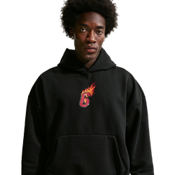 Men's - Nike LeBron James TF SI BRSH Pullover Hoodie GI  - Black