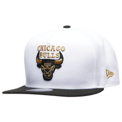 Adult - New Era Bulls 950AF Retro 12 Taxi Cap  - White/Black/Gold