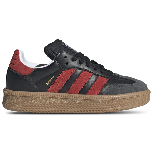 Adidas Boys Adidas Originals Samba XLG Boys Grade School Shoes Black Red Size 04.5