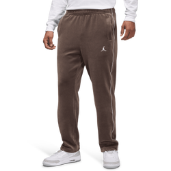 Men's - Jordan Brooklyn Velour Track Pants  - Baroque Brown/Sail