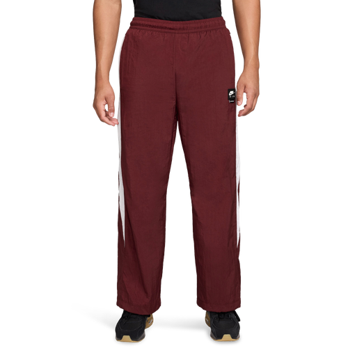 Nike Mens Air Woven Track Pants - - White / Dark Team Red Size XL