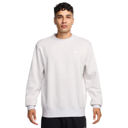 Men's - Nike Club Basketball Crew  - White/Birch