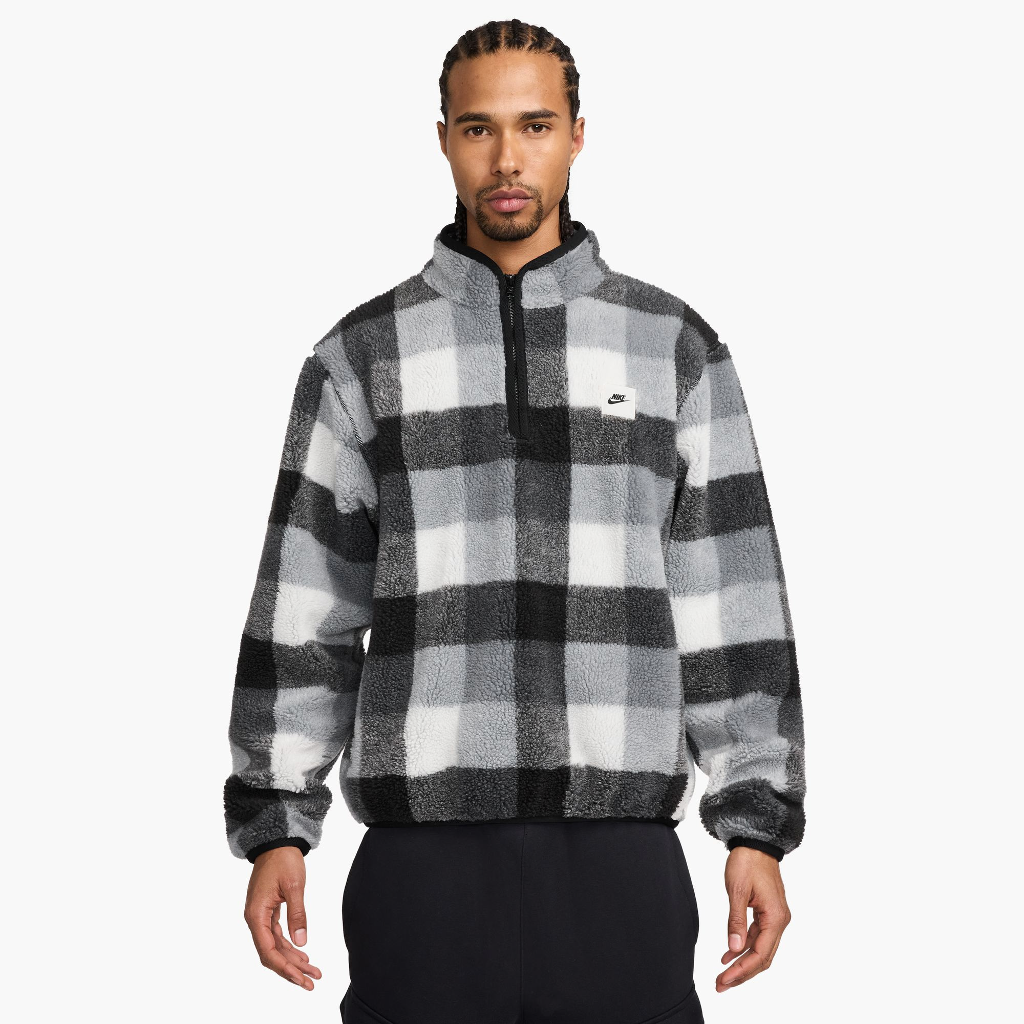 Nike Club Seasonal Winterized All Over Print Half-Zip  - Men's