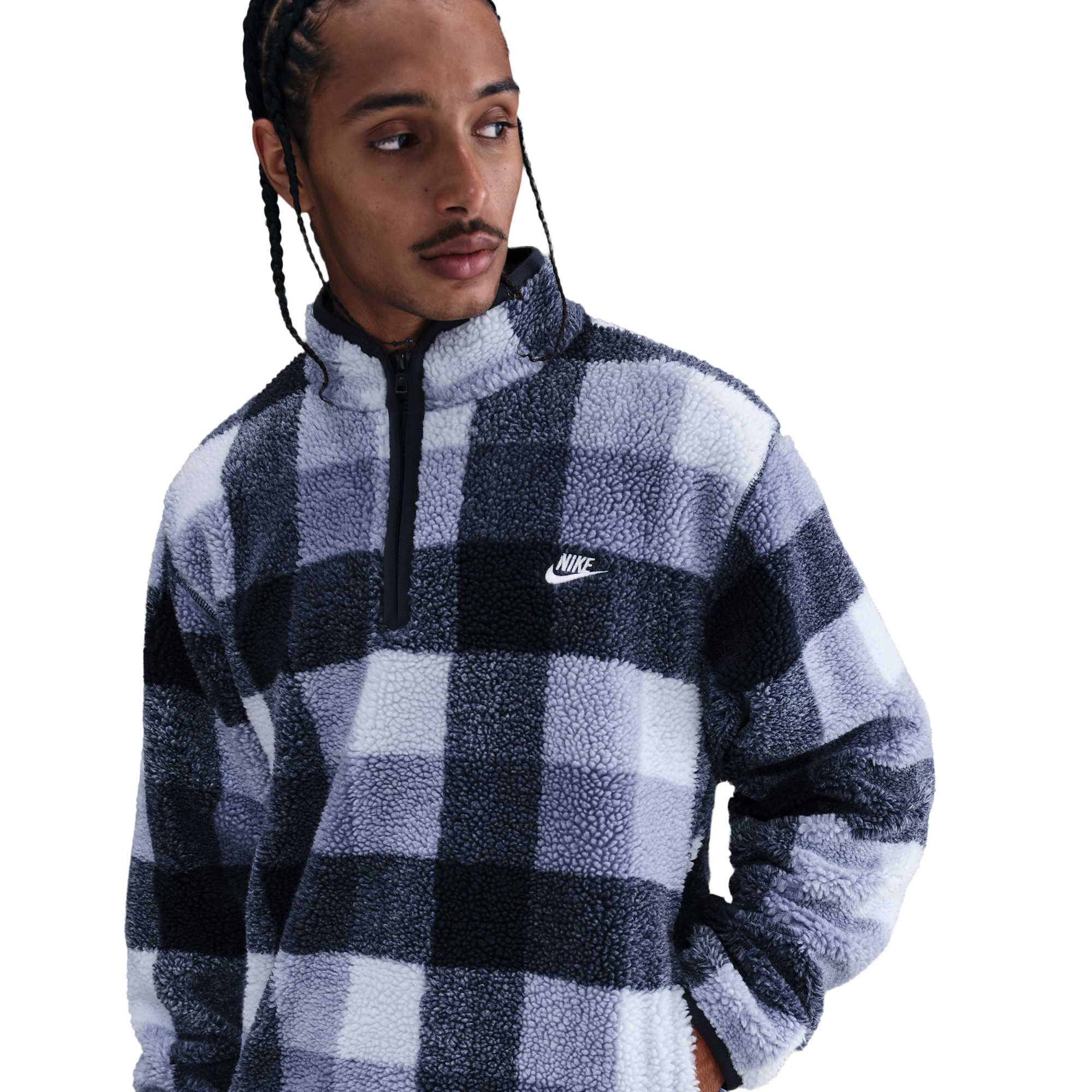 Nike Club Seasonal Winterized All Over Print Half-Zip  - Men's