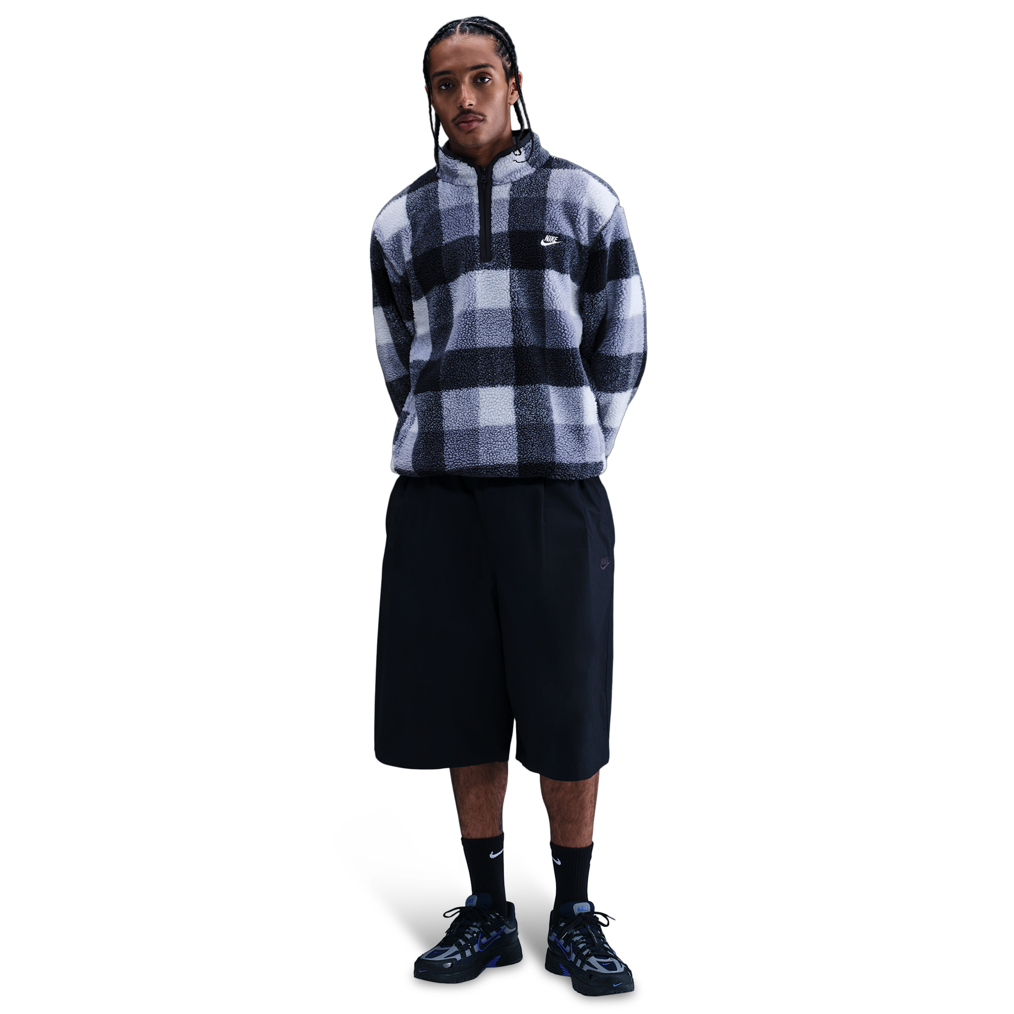 Nike Club Seasonal Winterized All Over Print Half-Zip  - Men's