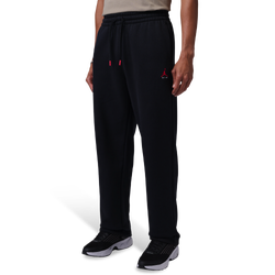 Men's - Jordan Brooklyn Fleece Open Hem Pant  - Black