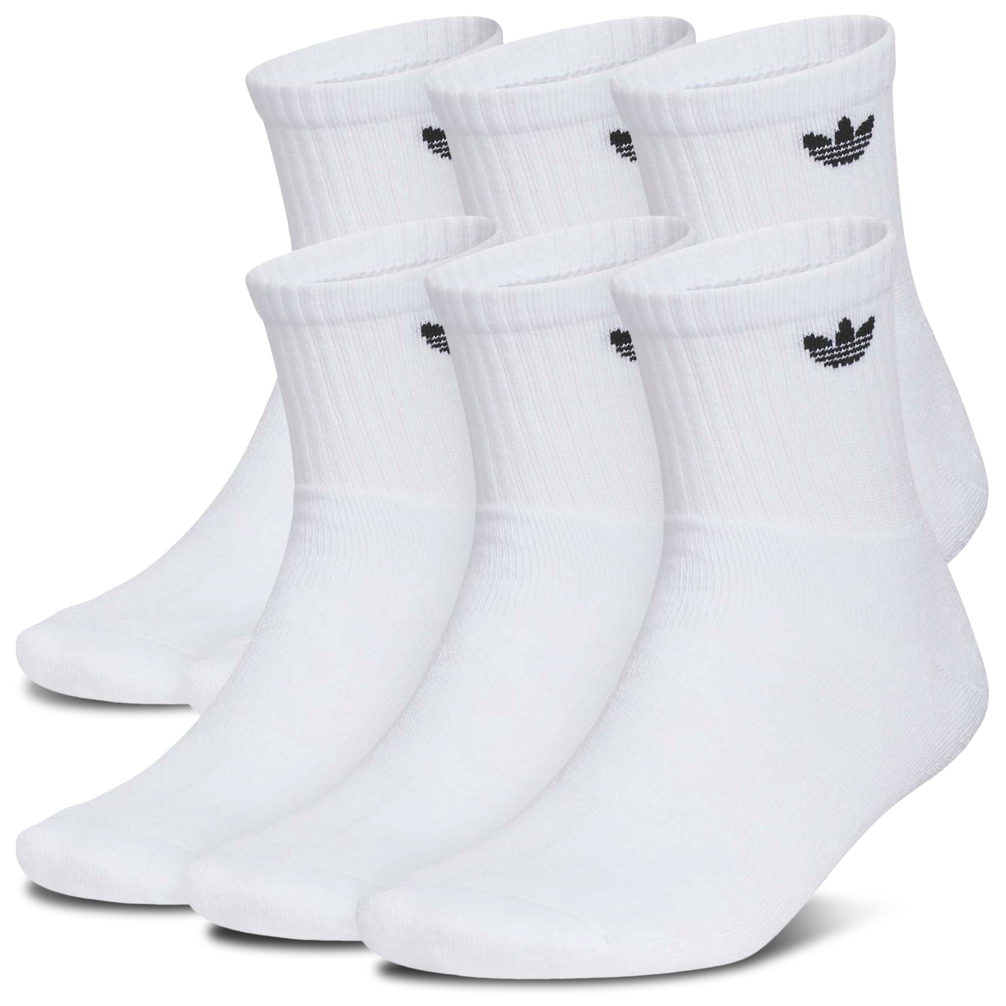 adidas Originals Trefoil 6 Pack Quarter Socks - Adult | Champs