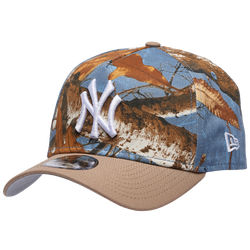 Adult - New Era Yankees 940 A-Frame RealTree Cap  - Tan/Realtree Camo