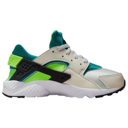 Boys' Preschool - Nike Huarache Run - Volt/Bright Spruce/Phantom