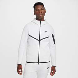 Men's - Nike Tech Fleece Full-Zip Windrunner Hoodie  - Black/Birch
