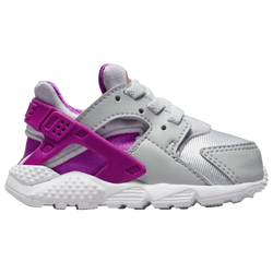 Girls' Toddler - Nike Huarache Run - Pure Platinum/Metallic Copper/Violet Frost