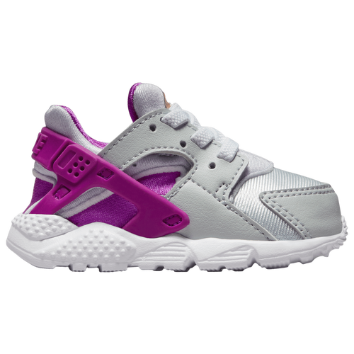

Girls Nike Nike Huarache Run - Girls' Toddler Shoe Pure Platinum/Metallic Copper/Violet Frost Size 02.0