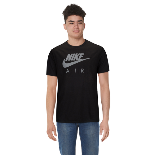 

Nike Mens Nike Air T-Shirt - Mens Reflective/Black Size XL