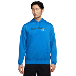 Pour hommes - Nike Chandail à capuchon NRG Club Stranger Things 5 WSQK - Bleu photo pâle/Noir