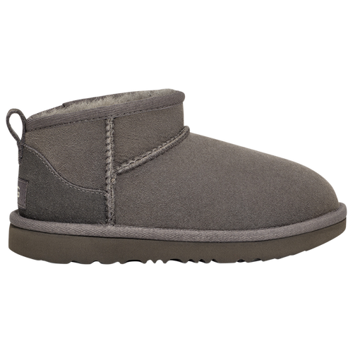 

Girls UGG UGG Classic Ultra Mini - Girls' Grade School Shoe Grey Size 04.0